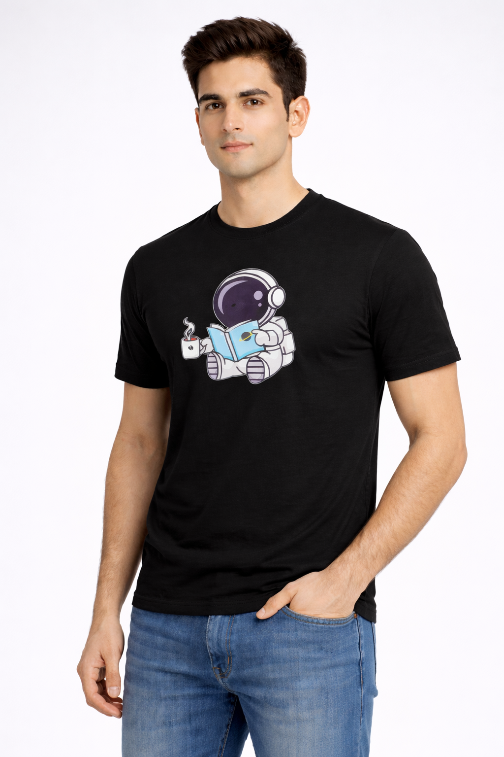 RAYZO Astronaut Printed T-Shirt for Men