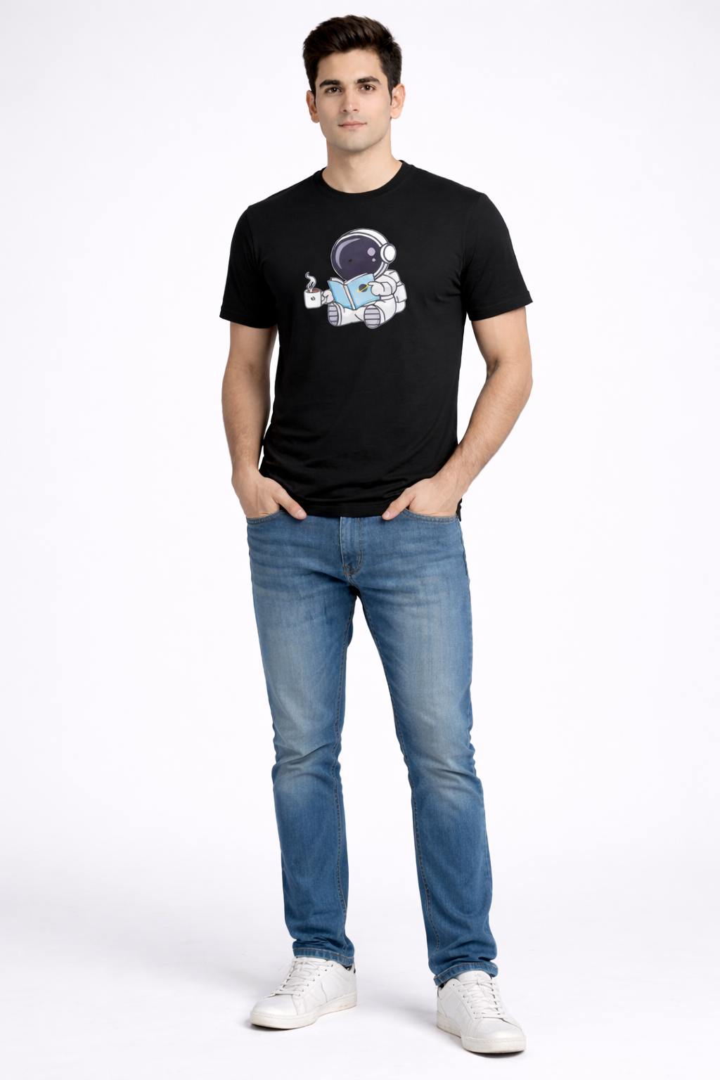 RAYZO Astronaut Printed T-Shirt for Men