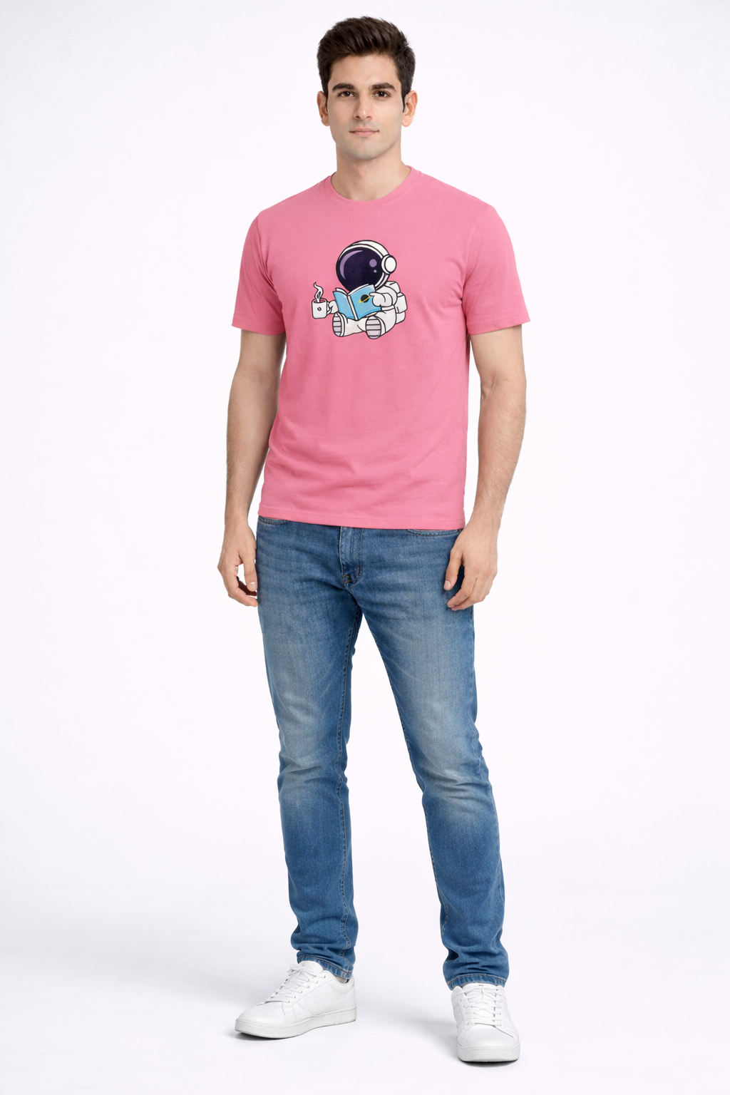 RAYZO Astronaut Printed T-Shirt for Men
