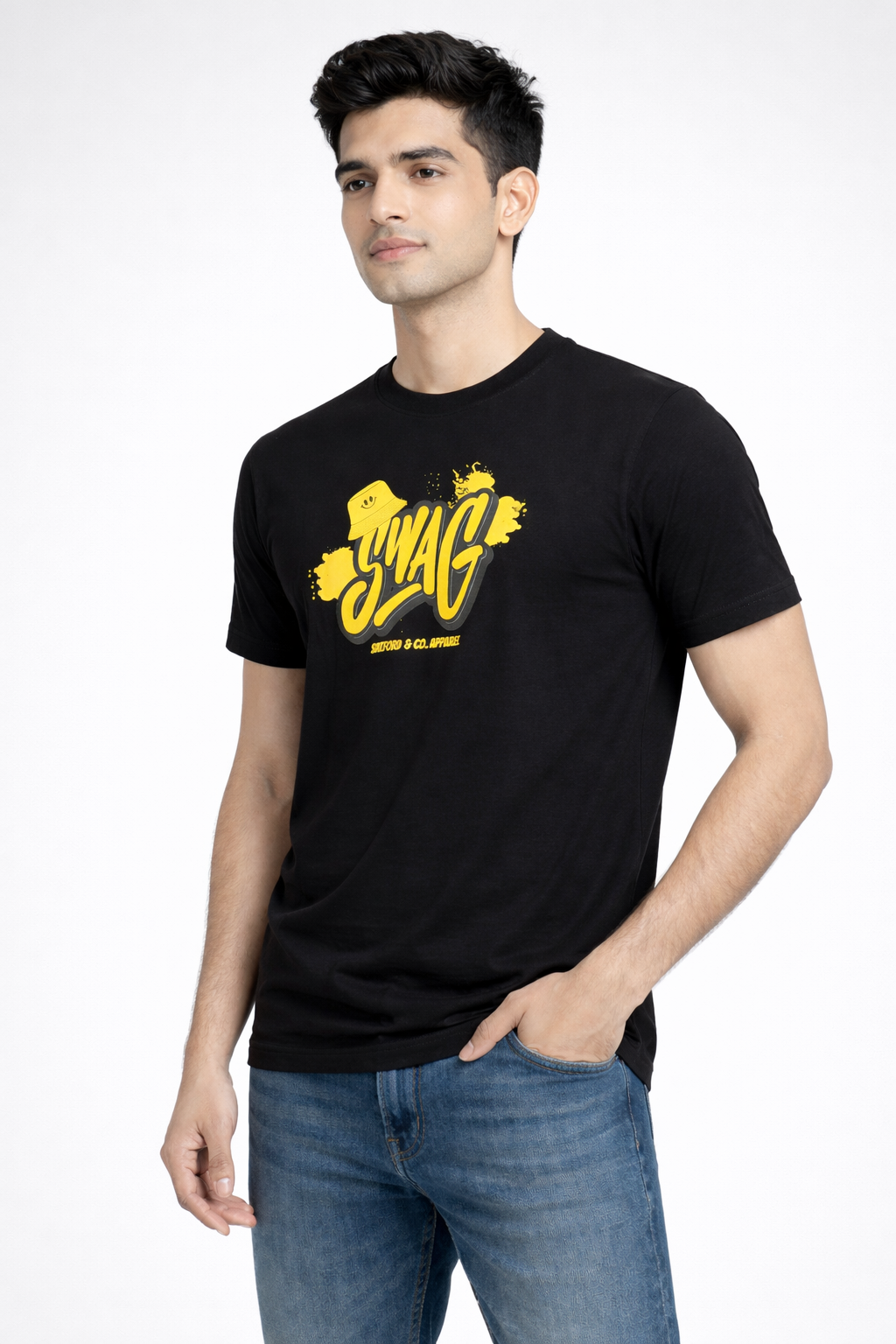 Rayzo Swag Graphic Printed T-Shirt for Men