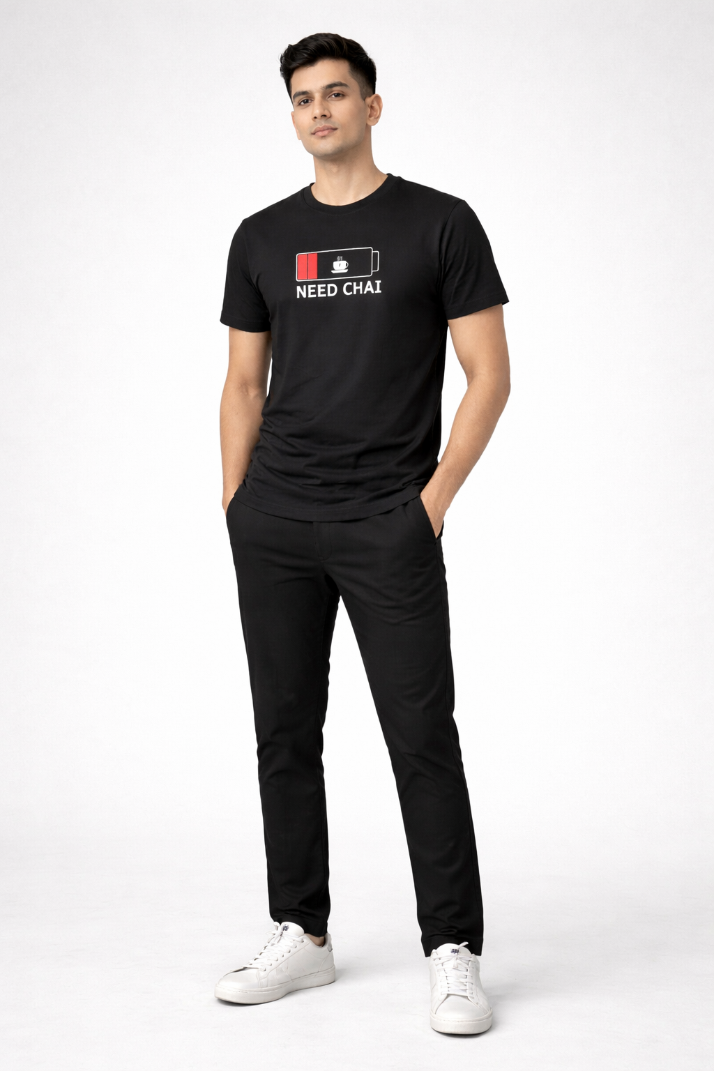 Rayzo Need Chai Graphic Printed T-Shirt for Men